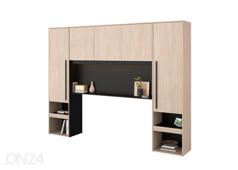 Sängyn päätykaappi Bridge + LED kuvasuurennos