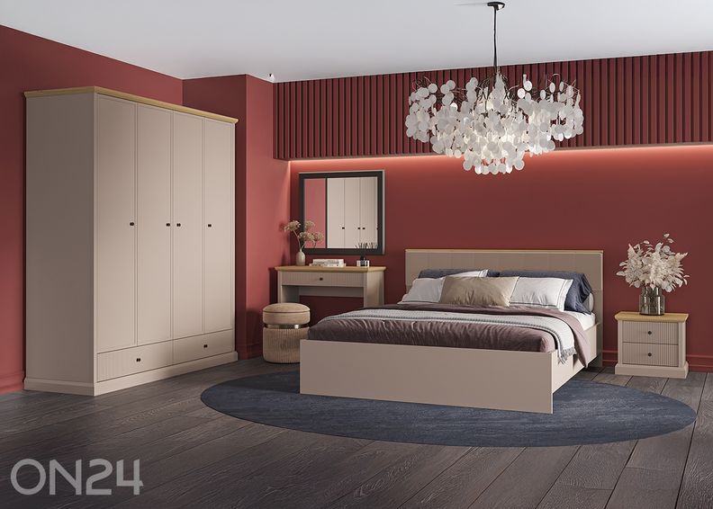 Sängyn päätypehmuste Idello sänkyyn kuvasuurennos