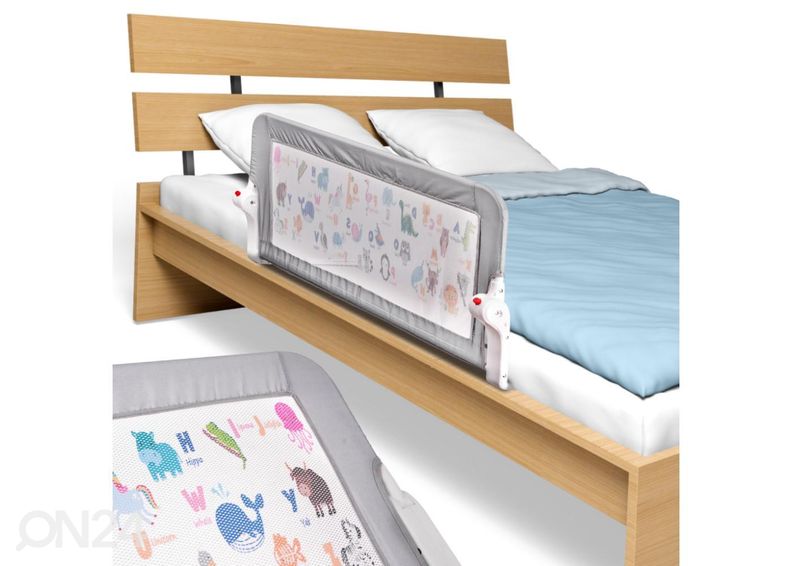 Sängyn suojus eläinkuvilla 90 cm kuvasuurennos