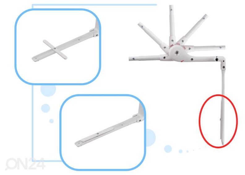 Sängyn suojus eläinkuvilla 90 cm kuvasuurennos