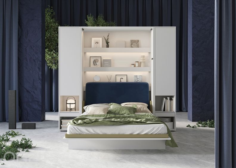 Sängynpääty Lenart BED CONCEPT pystysuoraan kaappisänkyyn 140x200 cm kuvasuurennos