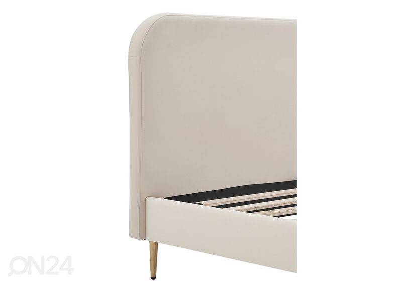 Sänky 140x200 cm, beige kuvasuurennos