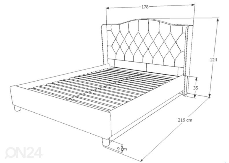 Sänky 160x200 cm kuvasuurennos