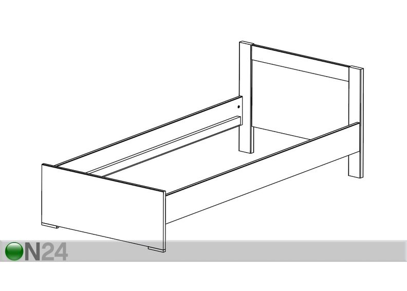 Sänky CINDY 90x200 cm kuvasuurennos