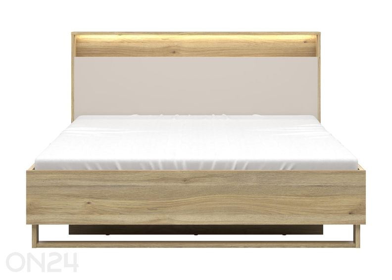 Sänky Dalva LED-valaistuksella ja vuodevaatelaatikolla 160x200 cm kuvasuurennos