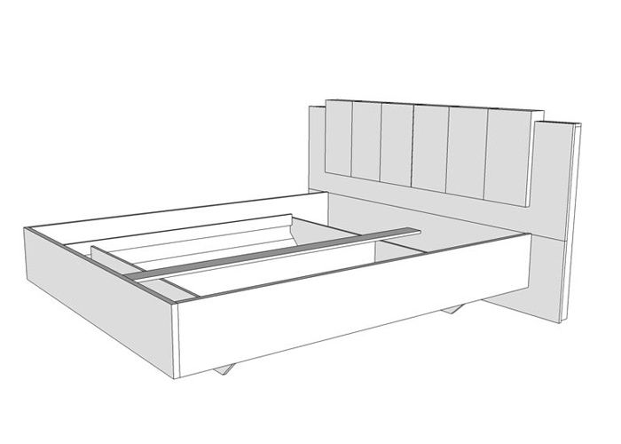 Sänky Karl 160x200 cm kuvasuurennos