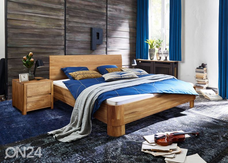 Sänky Lausenne, tammi 160x200 cm kuvasuurennos