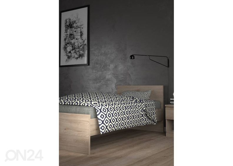 Sänky Naia 160x200 cm, hickory kuvasuurennos