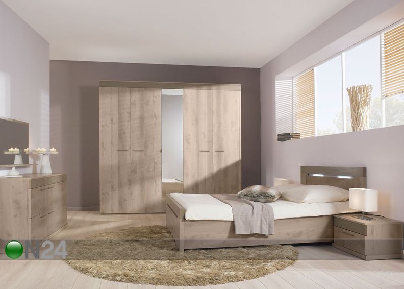 Sänky PERLA OAK 140x200 cm kuvasuurennos