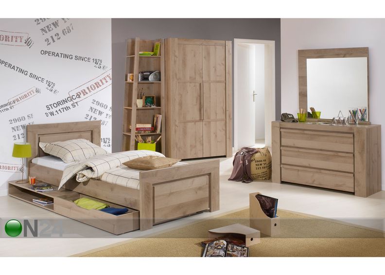 Sänky TIMBER 90x200 cm kuvasuurennos