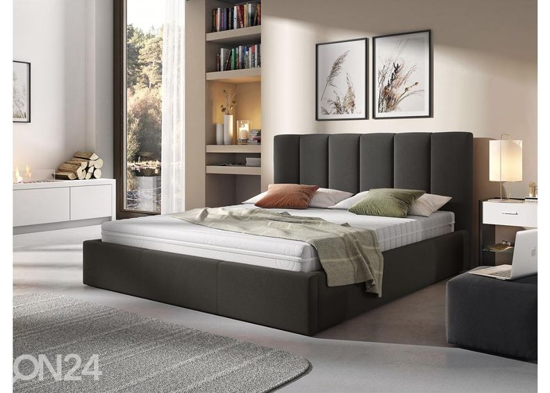 Sänky ylösnostettavalla sängynpohjalla 140x200 cm kuvasuurennos