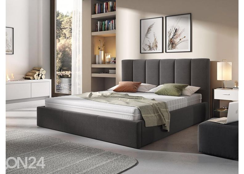 Sänky ylösnostettavalla sängynpohjalla 140x200 cm kuvasuurennos