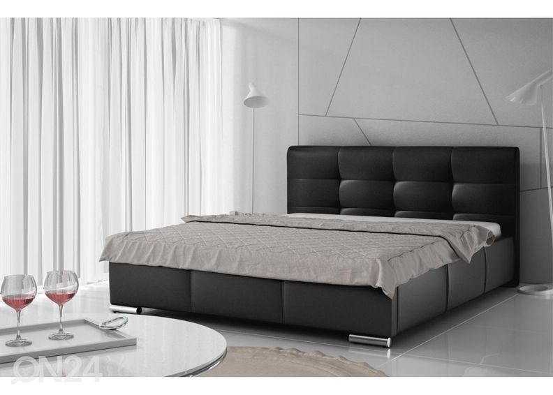 Sänky ylösnostettavalla sängynpohjalla 140x200 cm kuvasuurennos