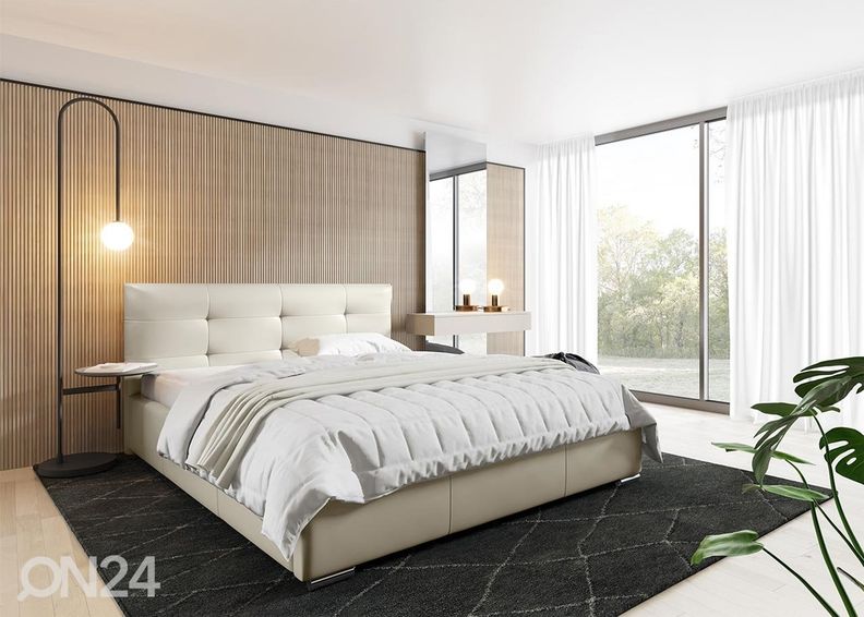 Sänky ylösnostettavalla sängynpohjalla 140x200 cm kuvasuurennos