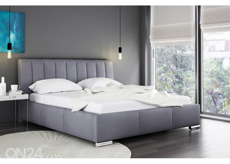 Sänky ylösnostettavalla sängynpohjalla 140x200 cm kuvasuurennos