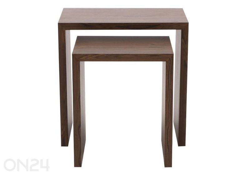 Sarjapöytä Diaz, 2 kpl ruskea kuvasuurennos