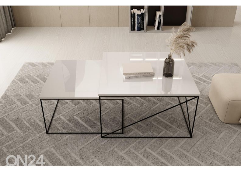 Sarjapöytä Piemonte 75x75 cm, 2 kpl kuvasuurennos