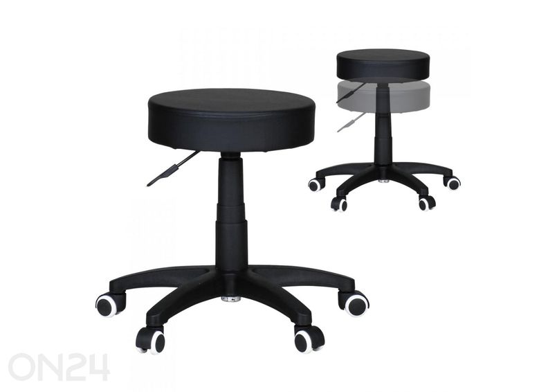 Satulatuoli Leon, musta kuvasuurennos