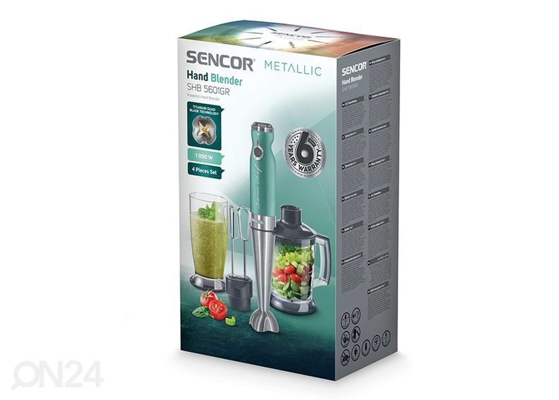 Sauvasekoitinsetti Sencor Metallic kuvasuurennos