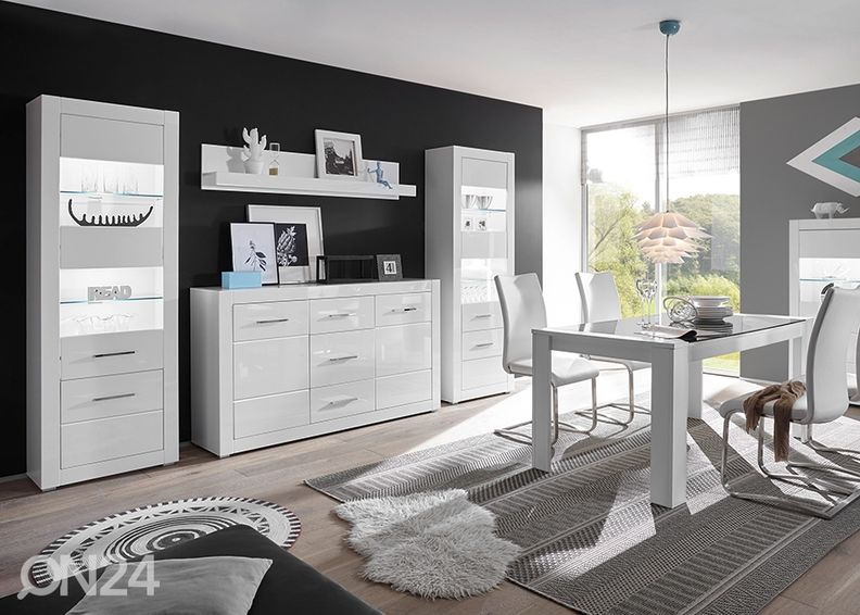 Seinähylly Bianco kuvasuurennos