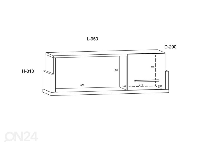 Seinähylly Blarney kuvasuurennos