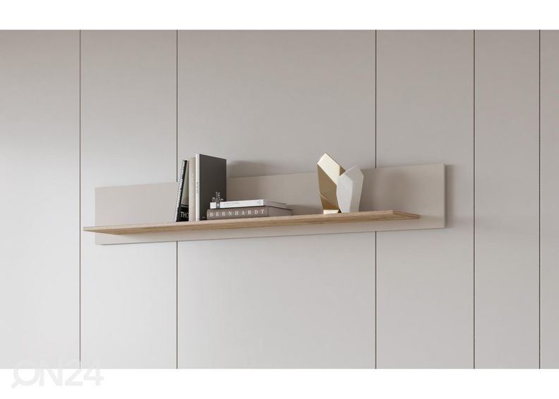 Seinähylly Cassandra 160 cm, tammi/kashmir kuvasuurennos