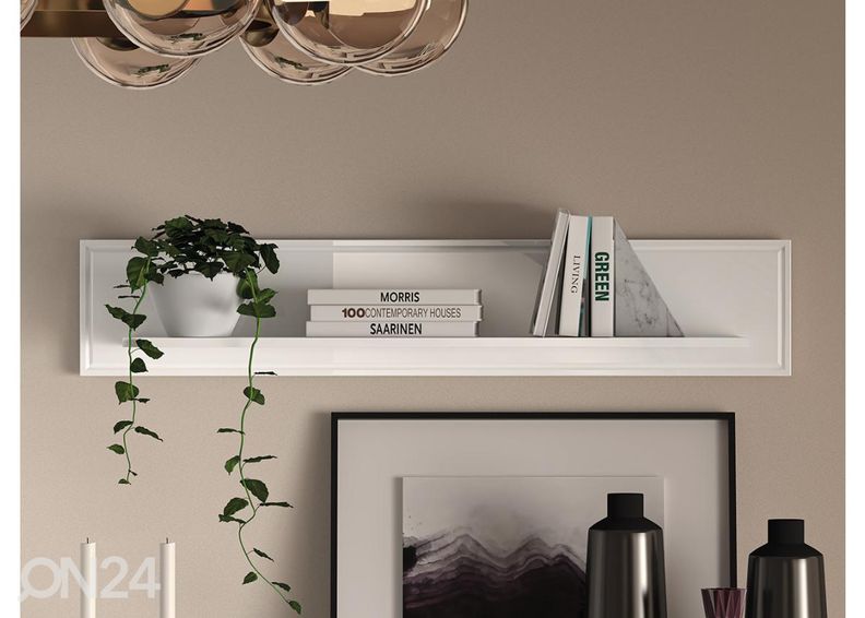 Seinähylly Gloss 120 cm kuvasuurennos