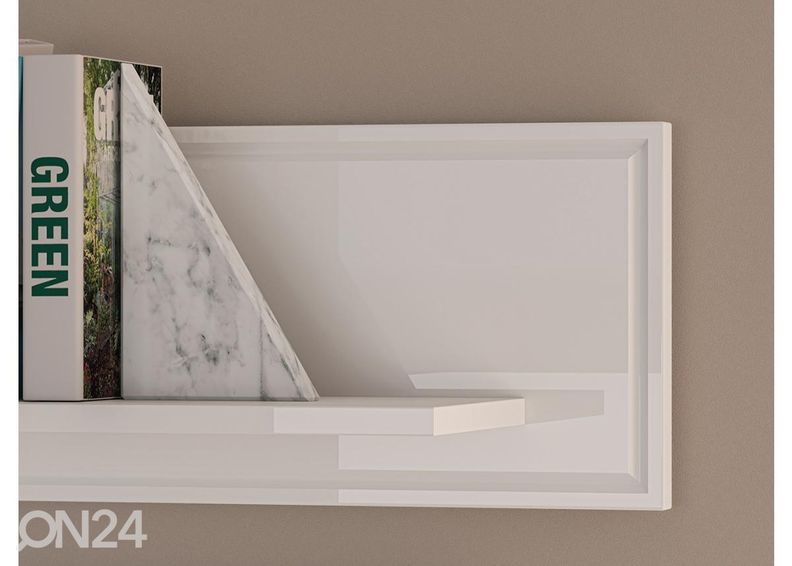 Seinähylly Gloss 120 cm kuvasuurennos