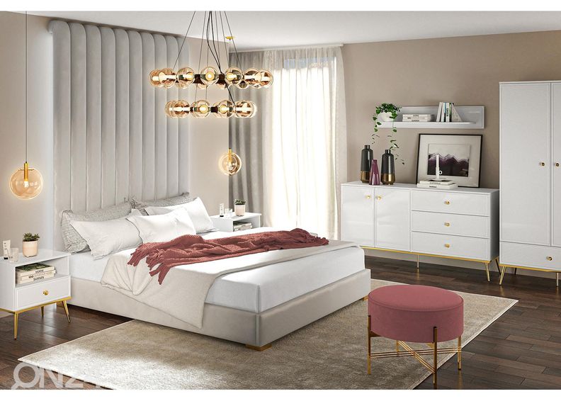 Seinähylly Gloss 120 cm kuvasuurennos