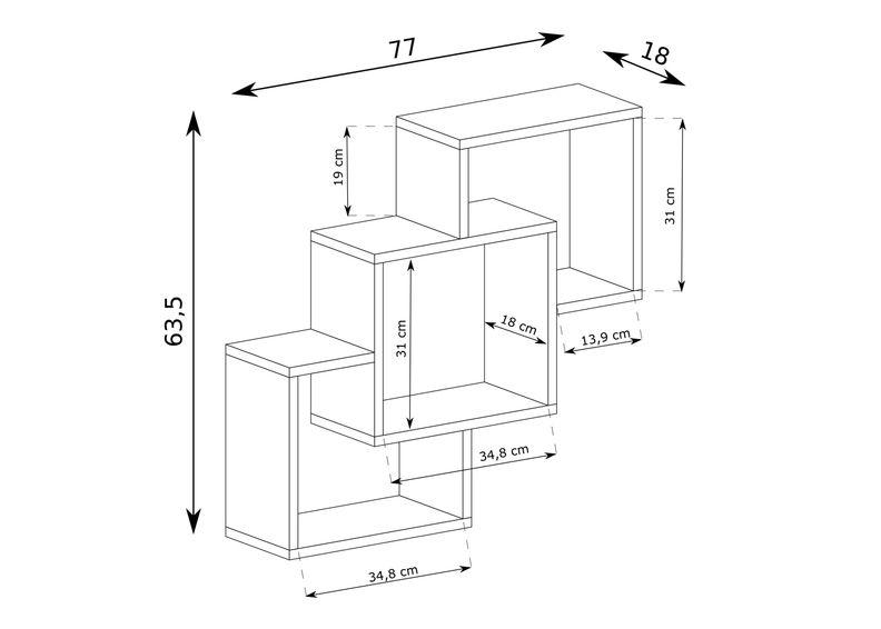 Seinähylly Laila 77 cm kuvasuurennos