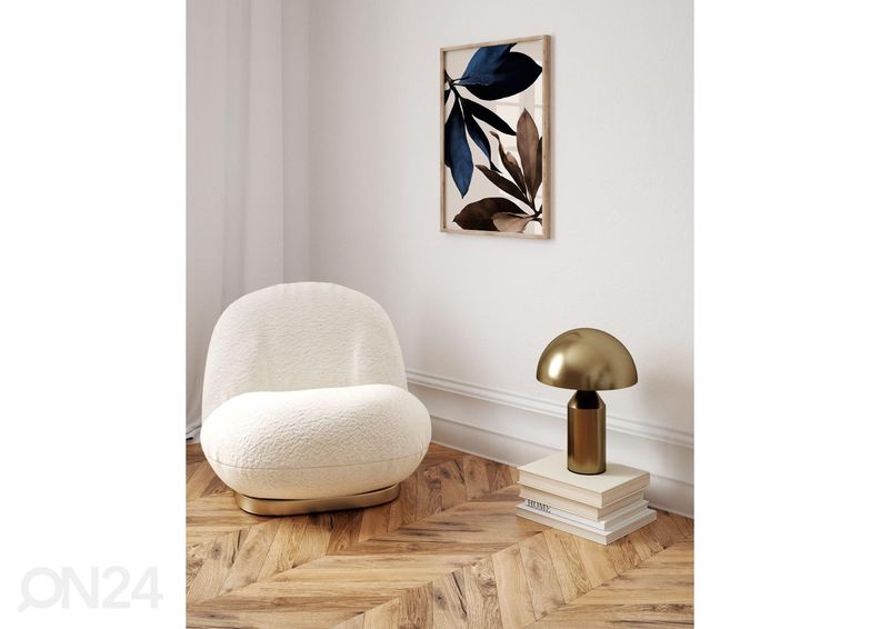 Seinäjuliste Pronssi ja sininen 21x30 cm kuvasuurennos