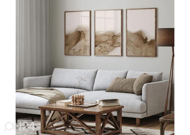 Seinäjuliste Siveltimen vedot III 21x30 cm kuvasuurennos