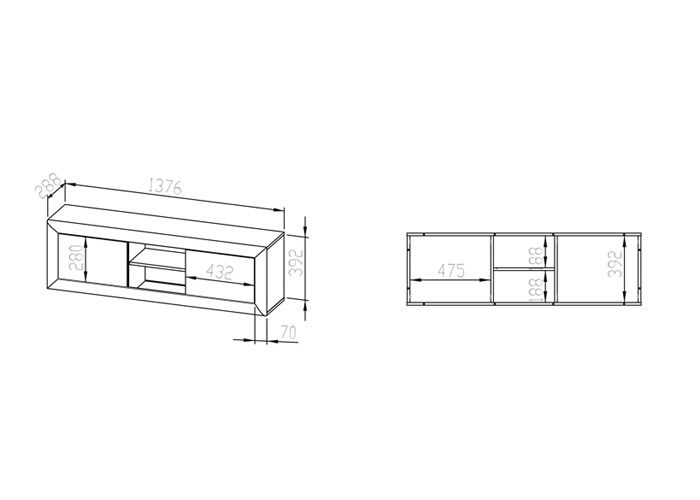Seinäkaappi kuvasuurennos