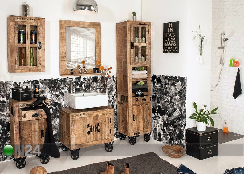 Seinäkaappi Rustic kuvasuurennos