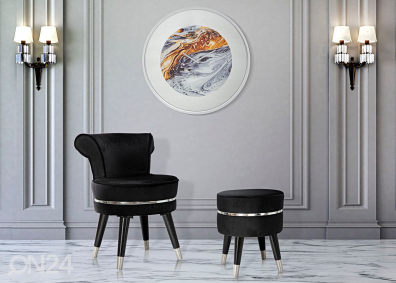 Seinäkello 60 cm kuvasuurennos