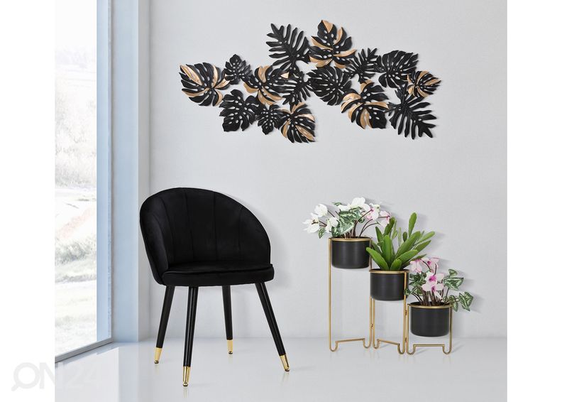 Seinäkoriste Dark Leaf 133x63 cm kuvasuurennos