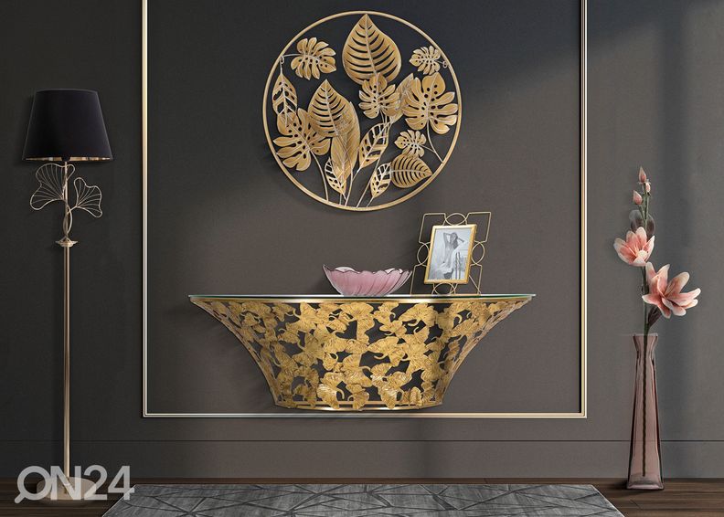 Seinäkoriste Jungle Round 80 cm kuvasuurennos