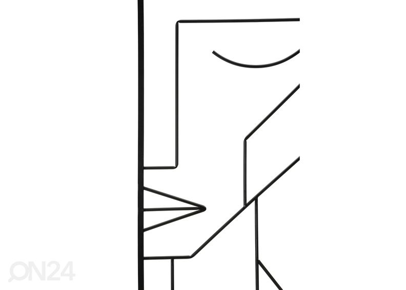 Seinäkoristeet Tribal 2 kpl 60x80 cm kuvasuurennos