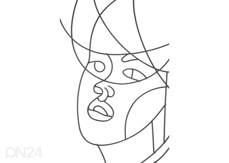 Seinäkoristeet Woman 2 kpl 60x80 cm kuvasuurennos