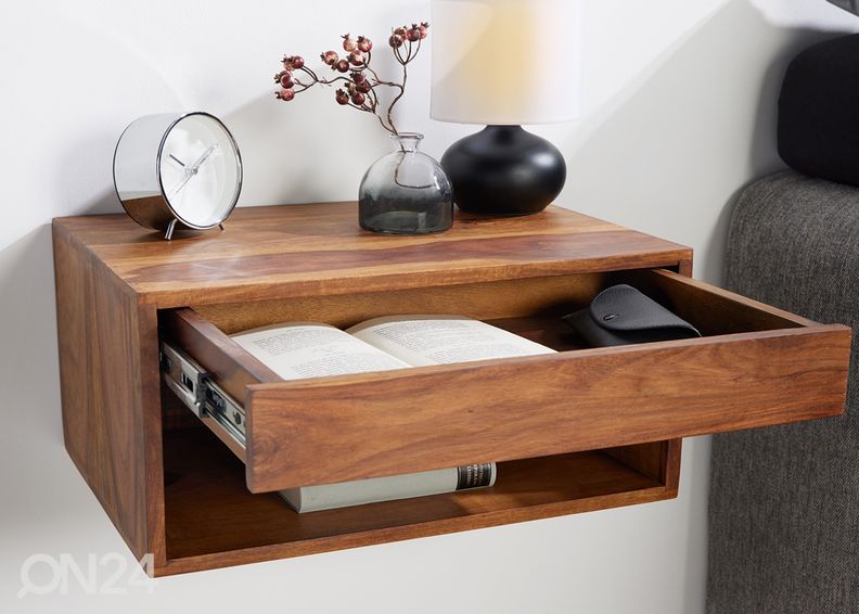 Seinälle kiinnitettävä yöpöytä Amazonas kuvasuurennos