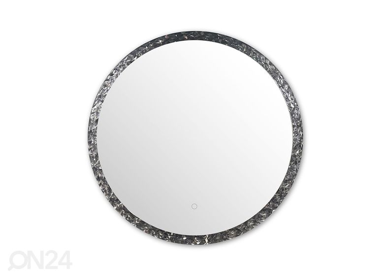 Seinäpeili Ø 60 cm LED kuvasuurennos