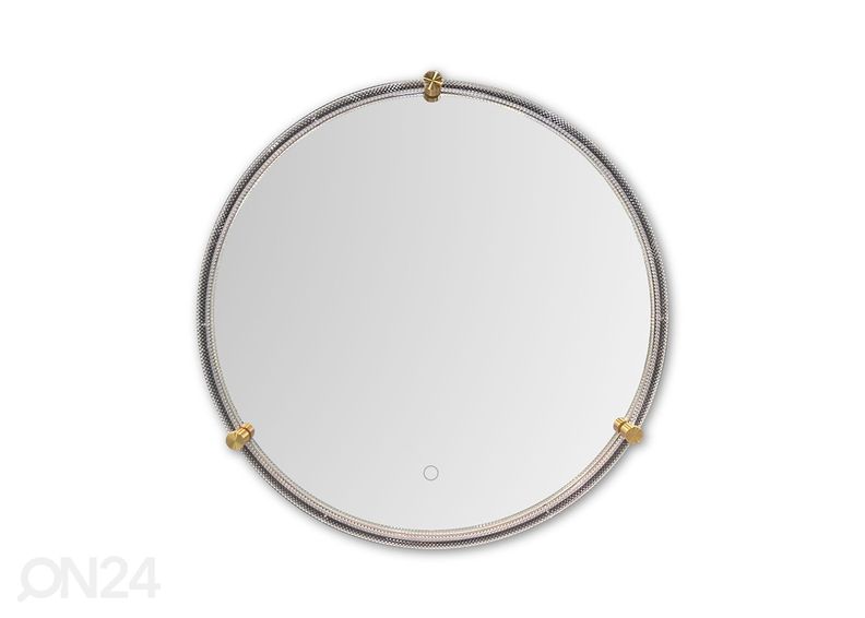 Seinäpeili Ø 60 cm LED kuvasuurennos