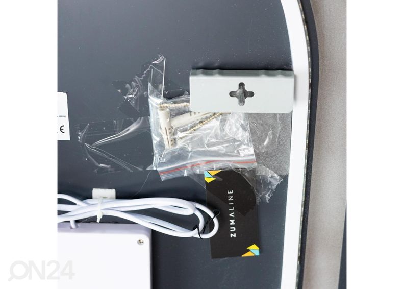 Seinäpeili 50x70 cm LED kuvasuurennos