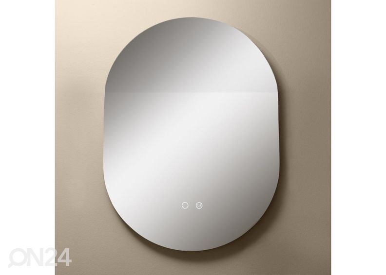 Seinäpeili 50x70 cm LED kuvasuurennos