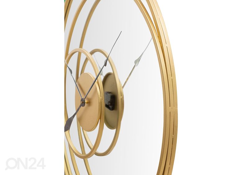 Seinäpeili kellolla 90 cm kuvasuurennos