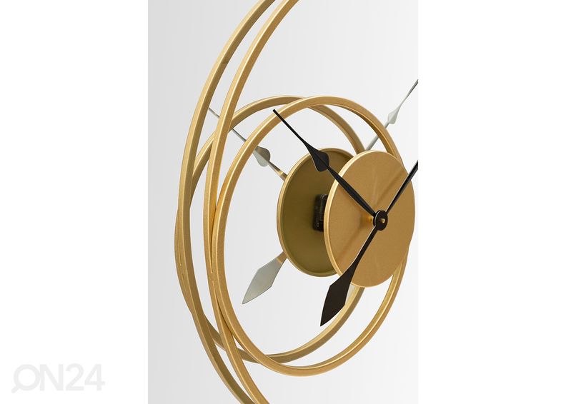 Seinäpeili kellolla 90 cm kuvasuurennos