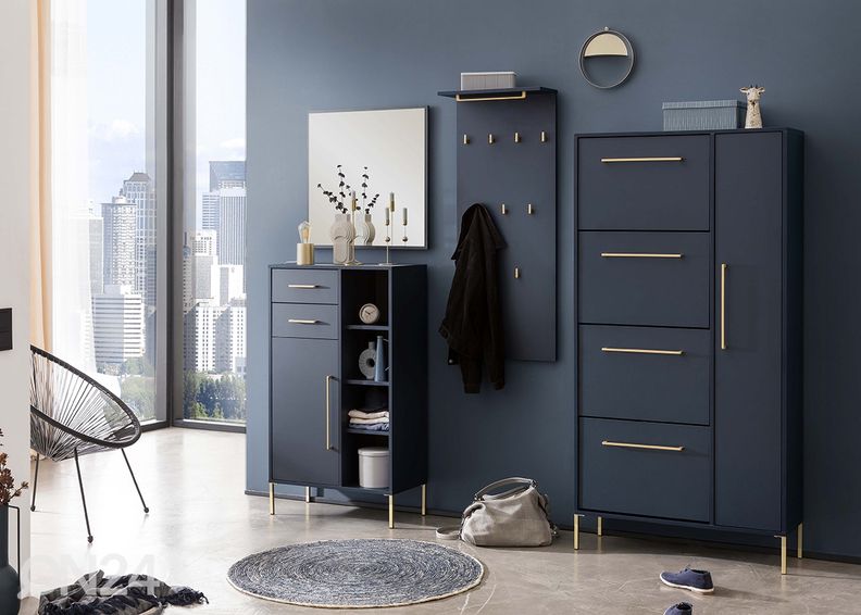 Seinäpeili Kent 67x67 cm kuvasuurennos