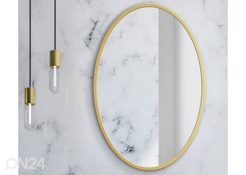 Seinäpeili, kullanvärinen Ø 60 cm kuvasuurennos