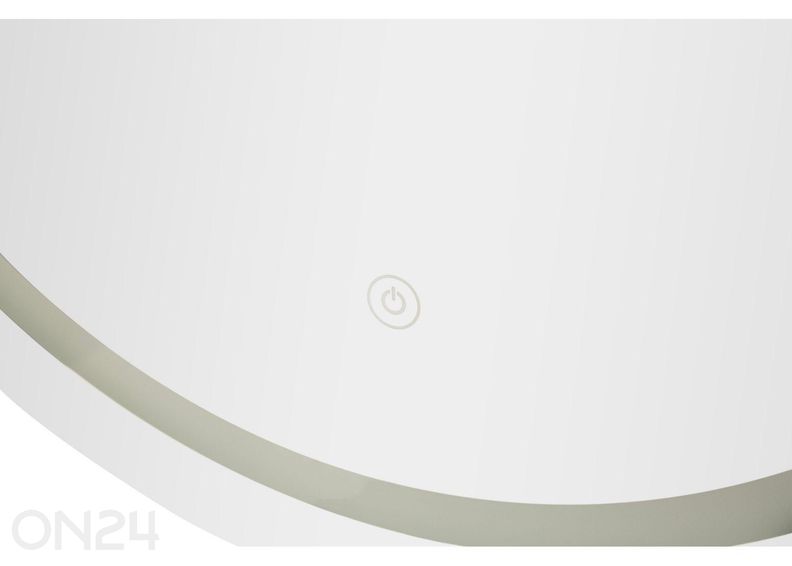 Seinäpeili LED 60x80 cm, hopea kuvasuurennos