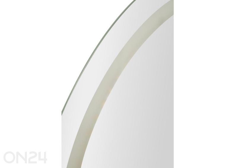 Seinäpeili LED 60x80 cm, hopea kuvasuurennos